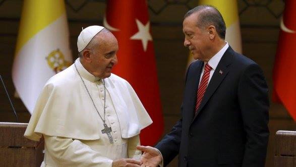Эрдоган и Папа Римский обсудили по телефону проблему Иерусалима
