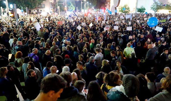 Իսրաելի մայրաքաղաք Թել Ավիվում տեղի է ունեցել բողոքի ցույց ընդդեմ վարչապետի