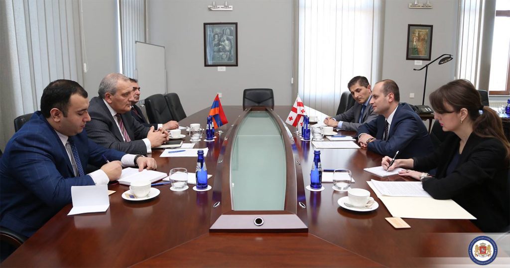 Михаил Джанелидзе встретился с послом Армении в Грузии