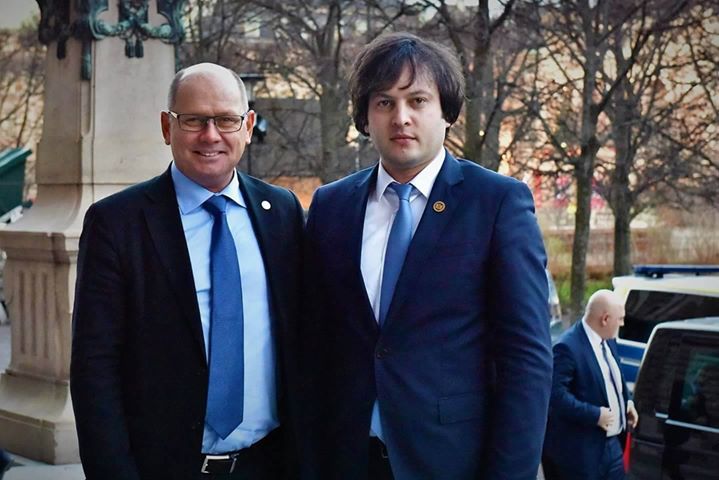 Ираклий Кобахидзе встретился с председателем парламента Швеции