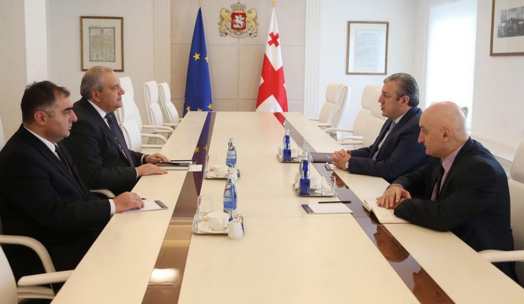 Георгий Квирикашвили встретился с послом Армении в Грузии