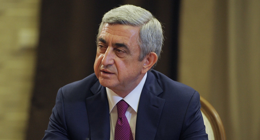 Серж Саргсян прокомментировал позиции против Грузии в ООН