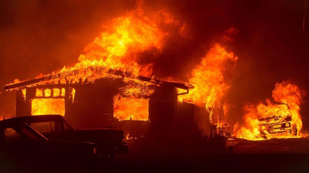 Жертвой лесных пожаров в Калифорнии стала 70-летняя женщина