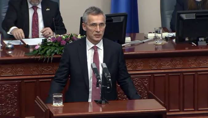 Jens stoltenberg: There is still room for more flags in front of the NATO Headquarters