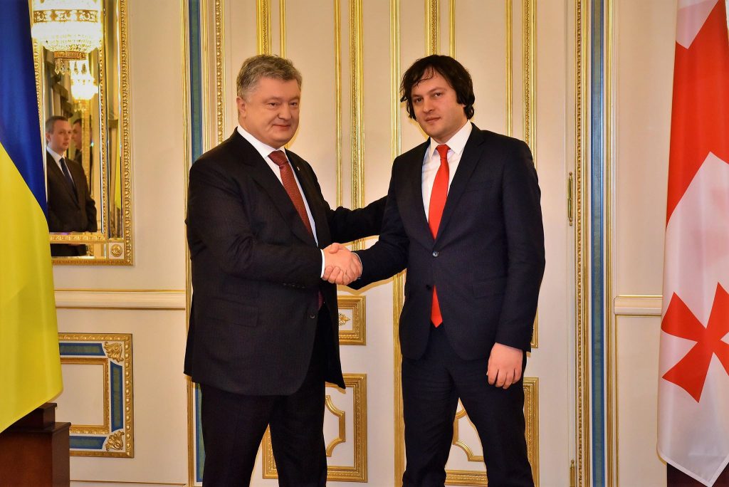 Irakli Kobakhidze meets with Petro Poroshenko