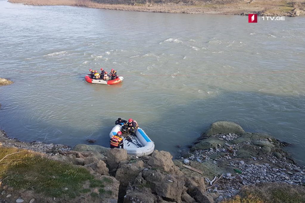 Investigative activities underway near the right bank of Mtkvari River