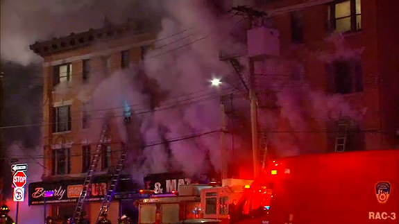 At least 16 hurt in 7-alarm fire in the Bronx