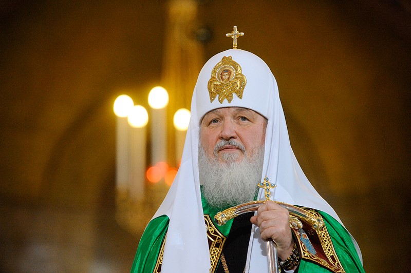 Российский Патриарх поздравил Илию Второго с с 85-летием