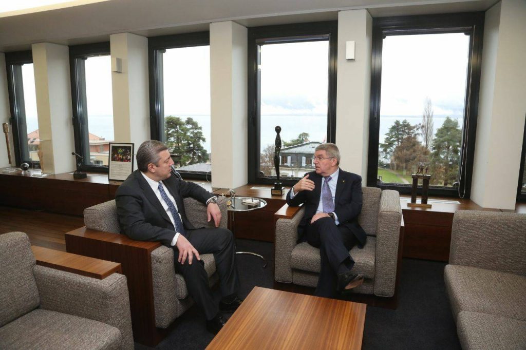 Thomas Bach -  We welcome your initiatives promoting sports and Olympic values ​​in Georgia