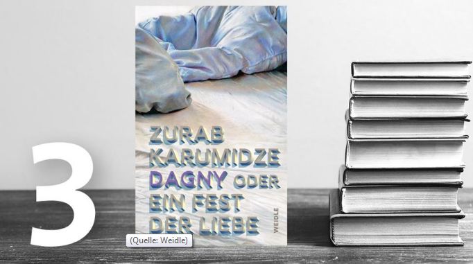 Немецкий вещатель поместил роман Зураба Карумидзе на третье место в десятке лучших книг февраля
