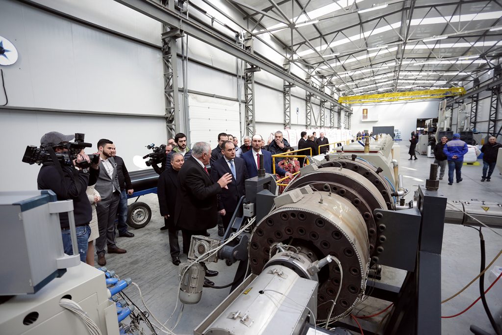 Minister of Economy opens factory in Ponichala