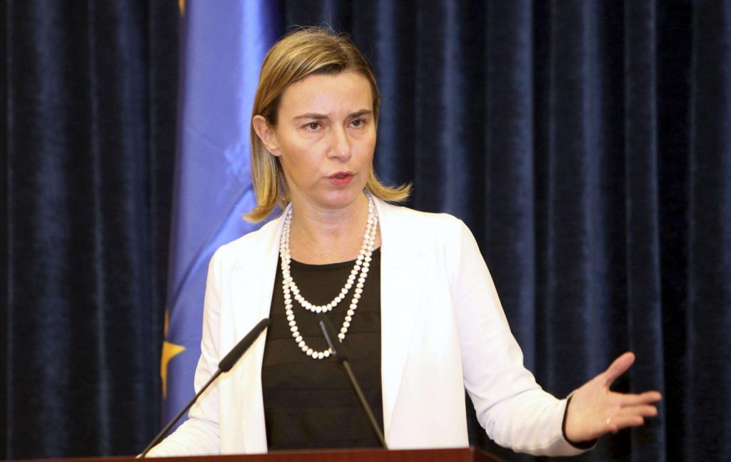 Federica Mogherini calls on humanitarian support to Syrians