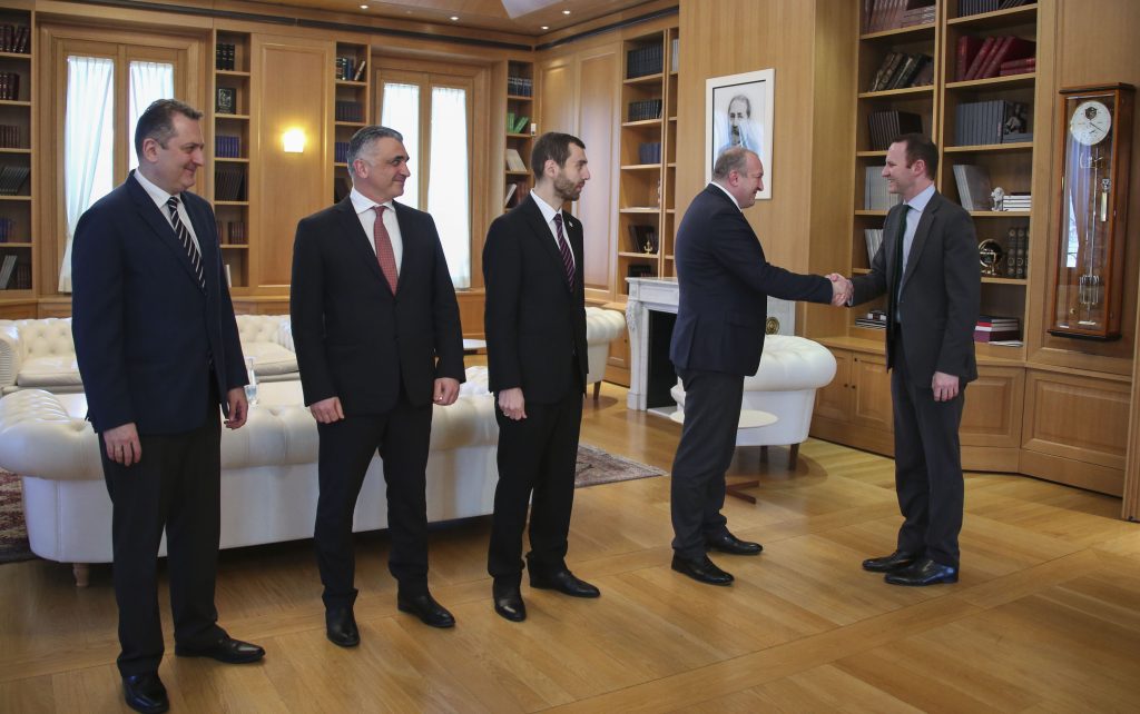 Георгий Маргвелашвили обсудил с Люком Коффи перспективы интеграции Грузии в НАТО