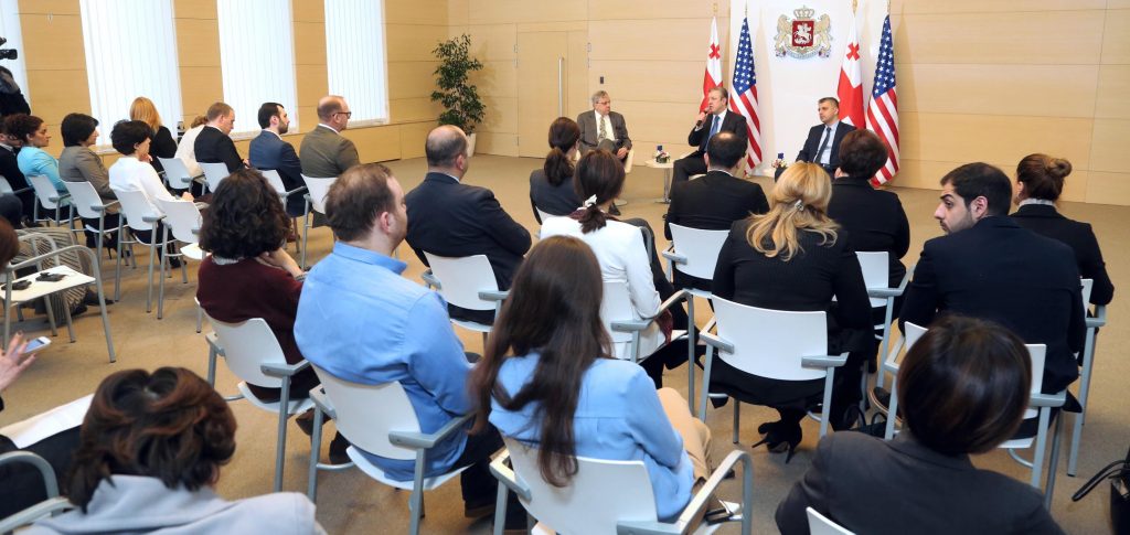 Георгий Квирикашвили-Сотрудничество с США в сфере стратегических коммуникаций особенно важно в условиях российской гибридной войны