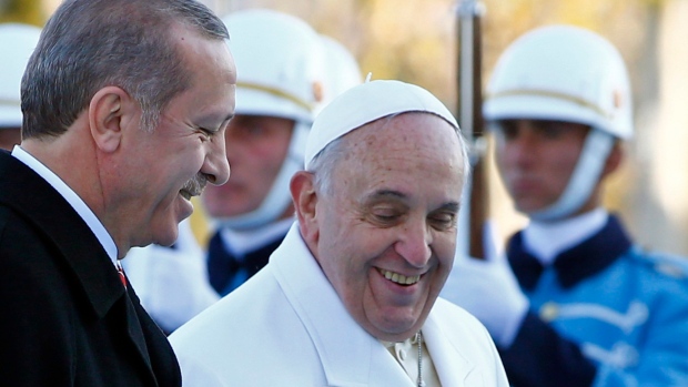 Türkiyə prezidenti Roma Papası ilə görüçəcək