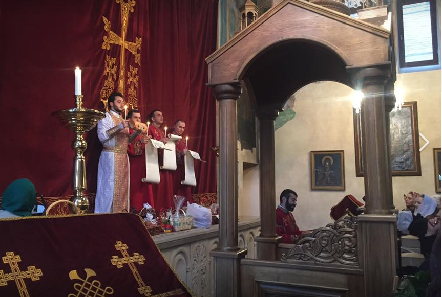 Church Service at Surb Gevorg Armenian Church