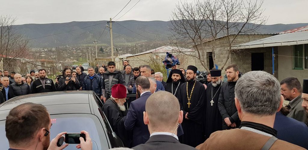 Ilia II offered condolences to the family of Archil Tatunashvili