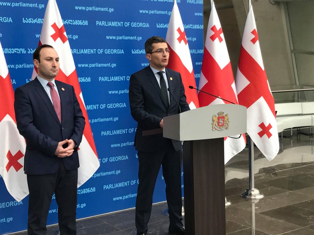«Грузинская мечта» представила законодательную инициативу под названием «поправки Гиргвлиани»