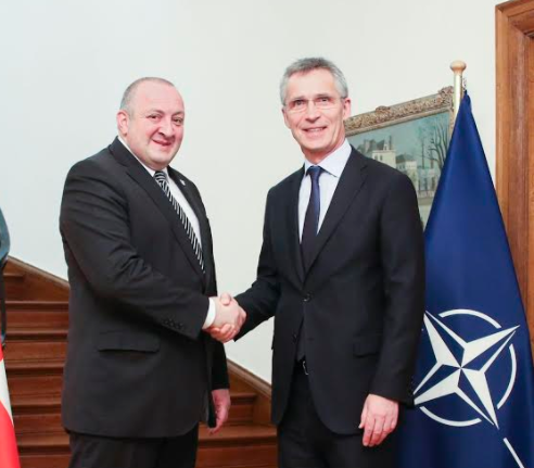 Jens Stoltenberg Invites President Margvelashvili to NATO 2018 Brussels Summit