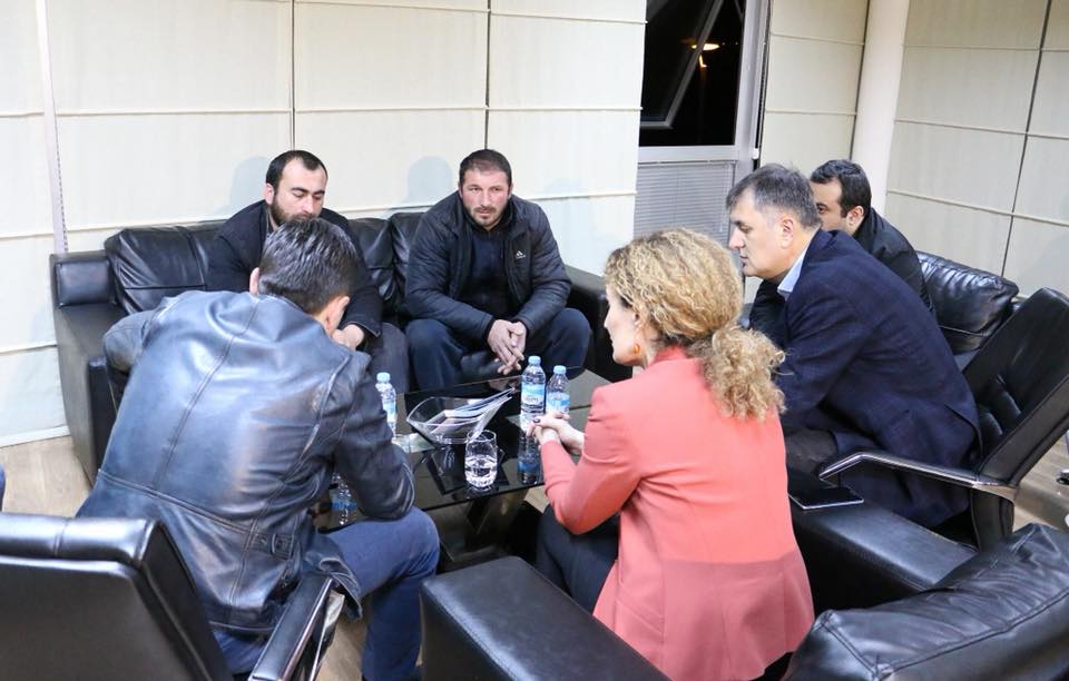 Фотоматериал со встречи Левана Куташвили и Иосеба Павлиашвили с членами кабинета министров