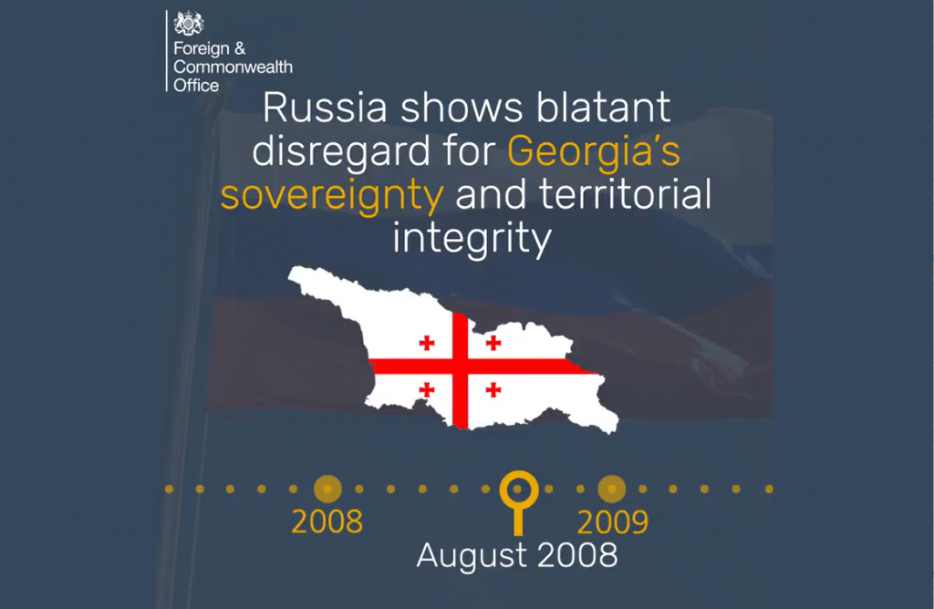 UK Foreign Office releases video about pattern of Russian aggression