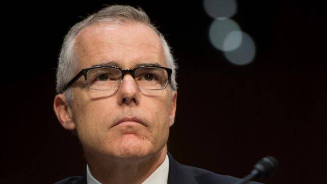 FBI deputy director Andrew McCabe fired two days before his scheduled retirement
