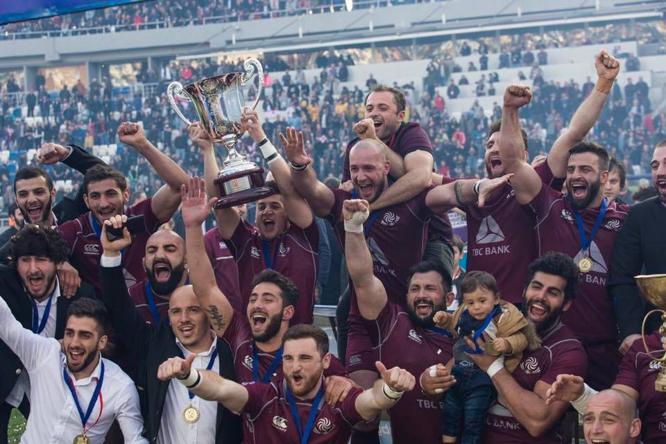 Georgian National Rugby Team won Rugby Europe Championship