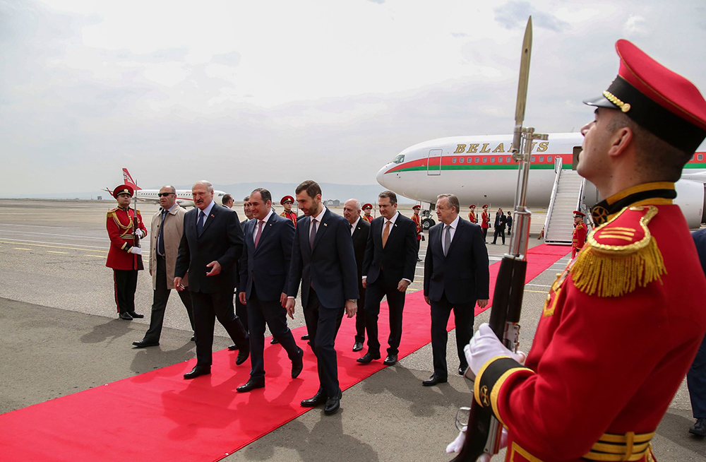 Начался официальный визит Александра Лукашенко в Грузию