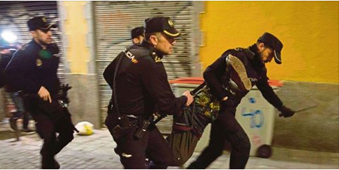 Мадрид стал центром столкновений мигрантов с полицией