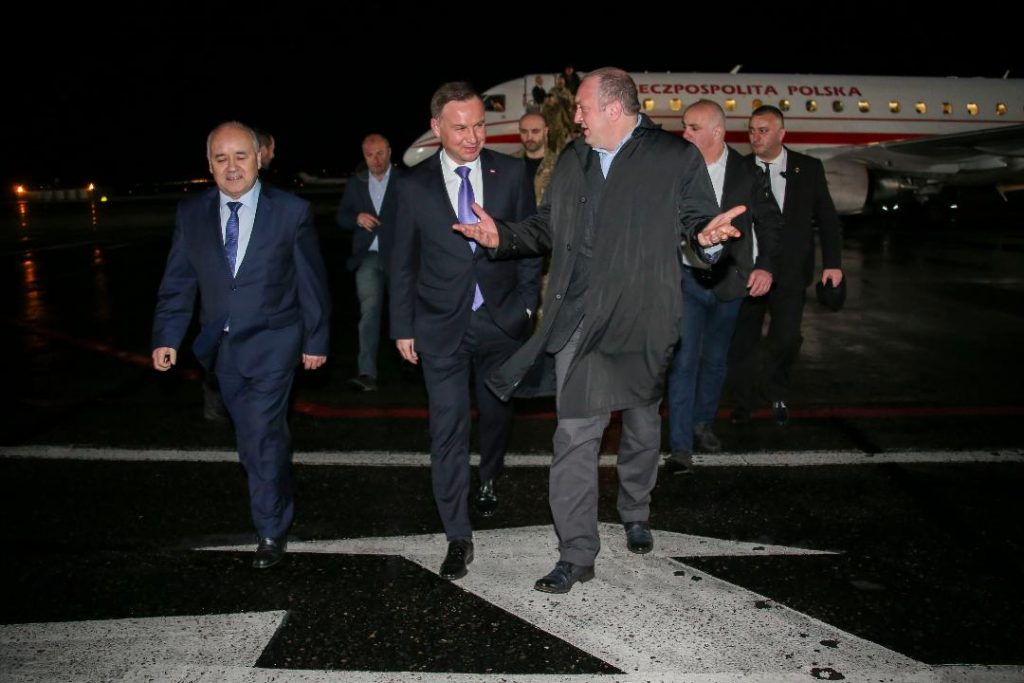 Георгий Маргвелашвили встретился с президентом Польши