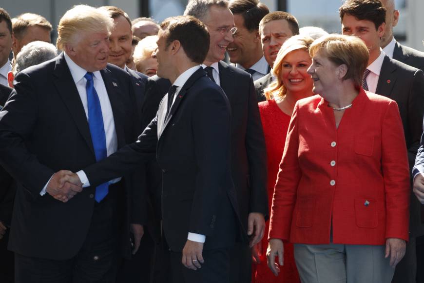 Трамп, Меркель и Макрон выразили обеспокоенность заявлениями Путина о развитии ядерного оружия