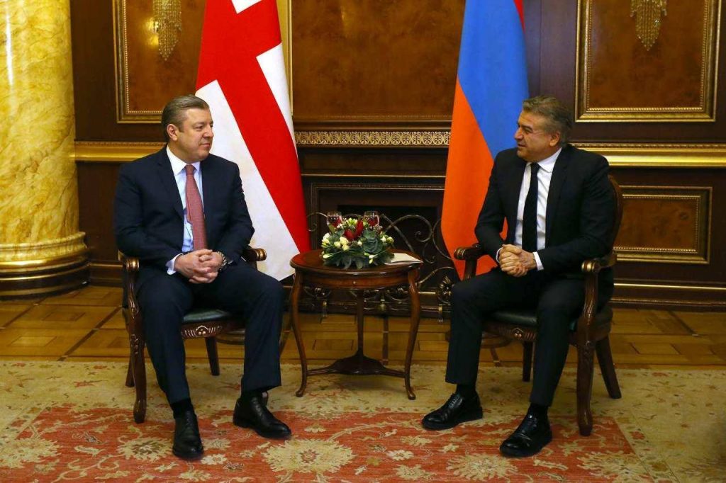 Георгий Квирикашвили встретился с премьер министром Армении