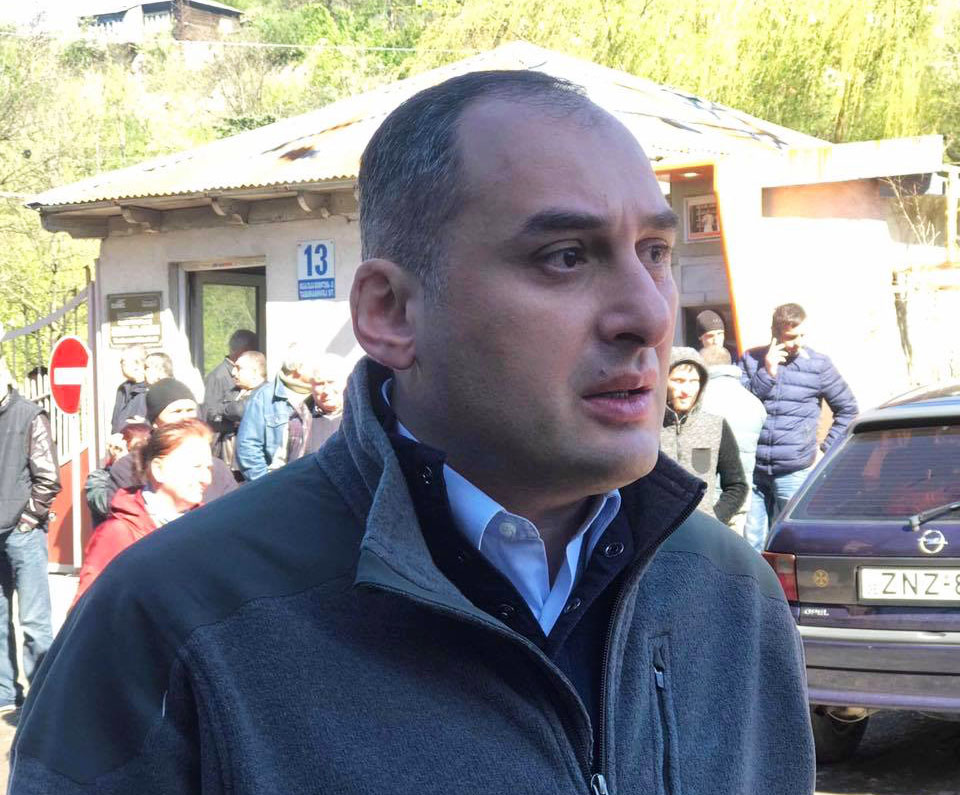 Дмитрий Кумсишвили навестил пострадавших в шахте Миндели