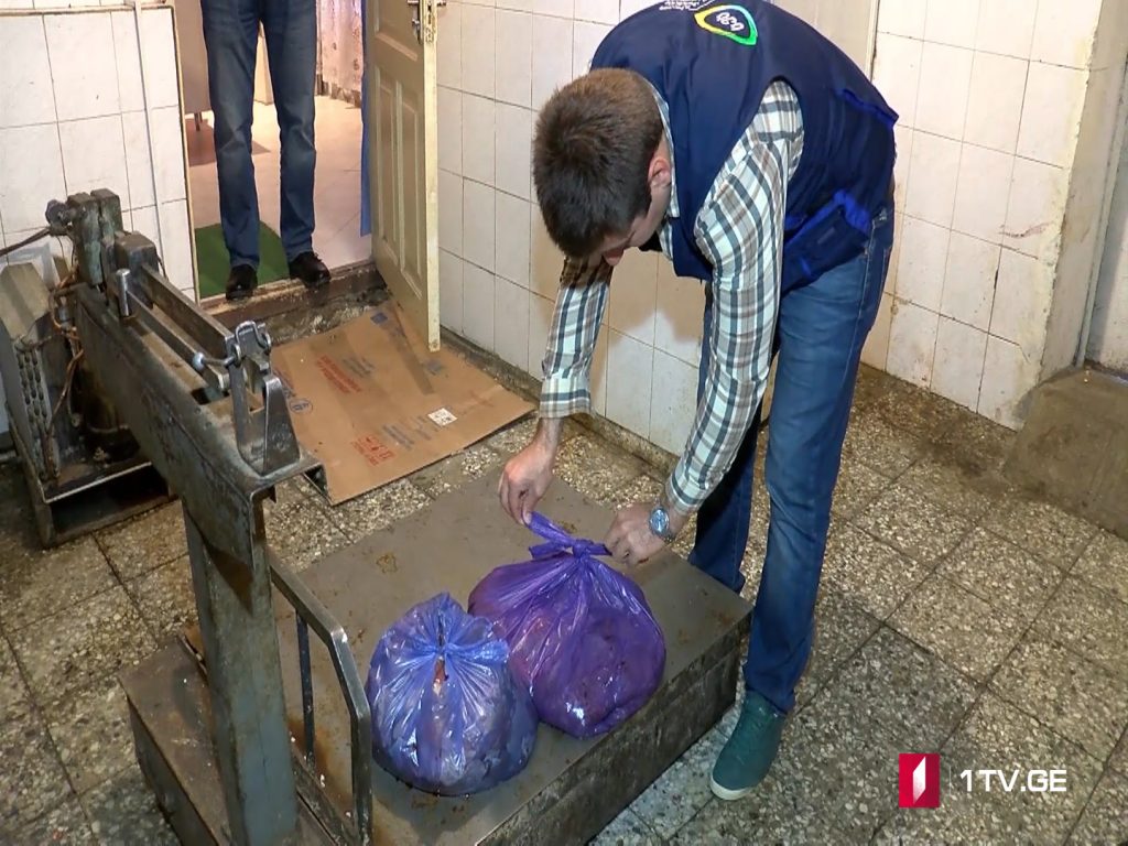 Expired meat of suspicious production discovered at sale in Gldani market