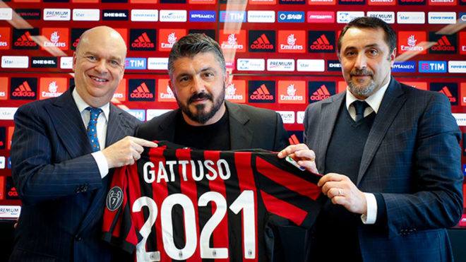 «Милан» продлил контракт с главным тренером Дженнаро Гаттузо на 3 года