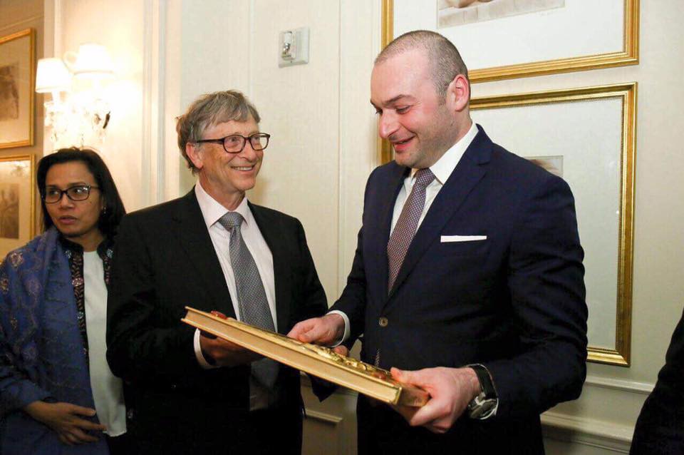 Мамука Бахтадзе встретился с Биллом Гейтсом в Вашингтоне