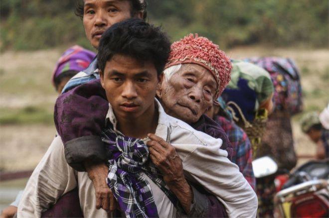 Myanmardaki qarşıdurmaya görə, 4 000 insan yaşayış yerlərini tərk etməli oldu