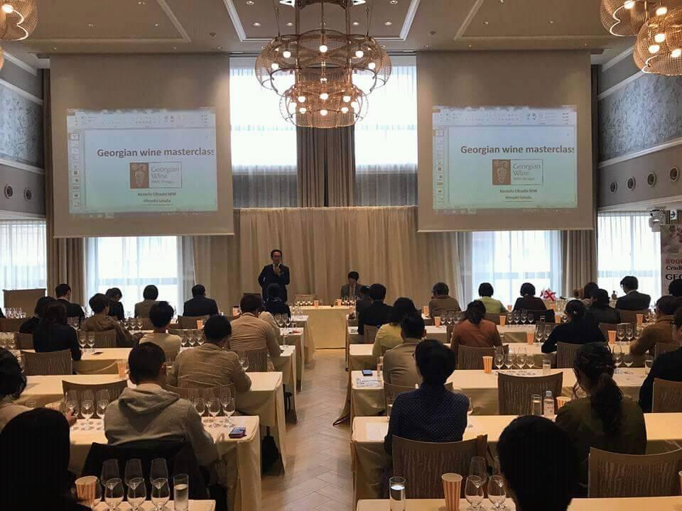 Presentation of Georgian wine in Japan