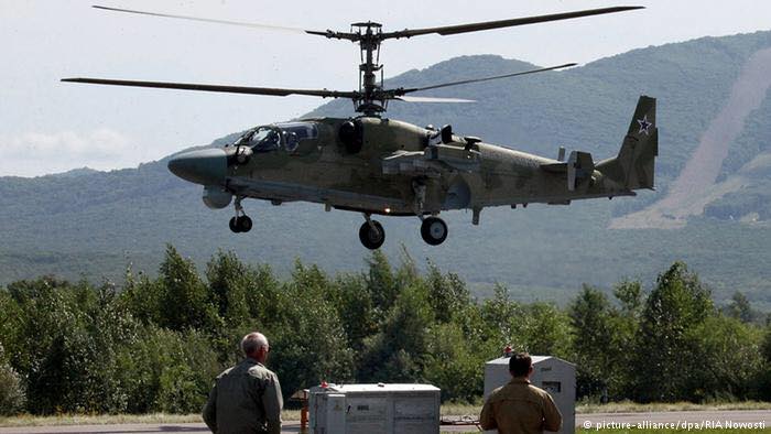 Suriyədə rus helikopteri düşdü