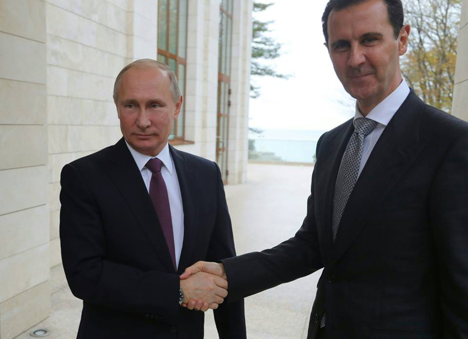 Владимир Путин встретился с сирийским лидером в Сочи