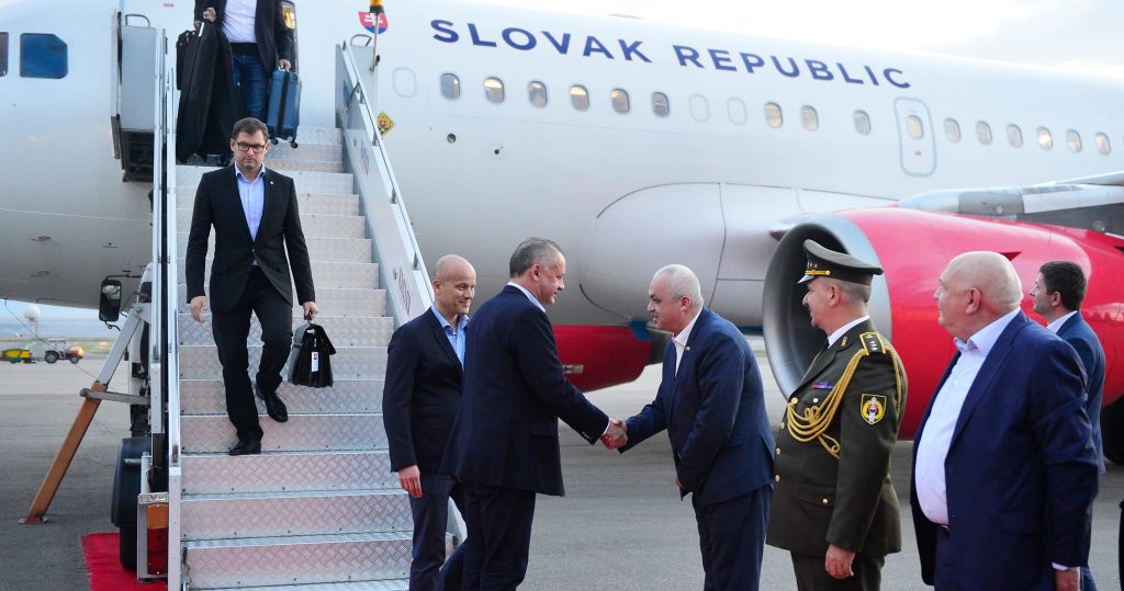 Грузию с визитом посетил президент Словакии Андрей Киска