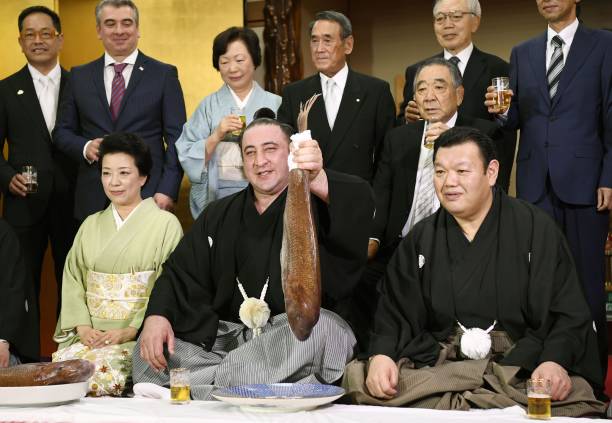 Sumo wrestler Tochinoshin is promoted to Ozeki