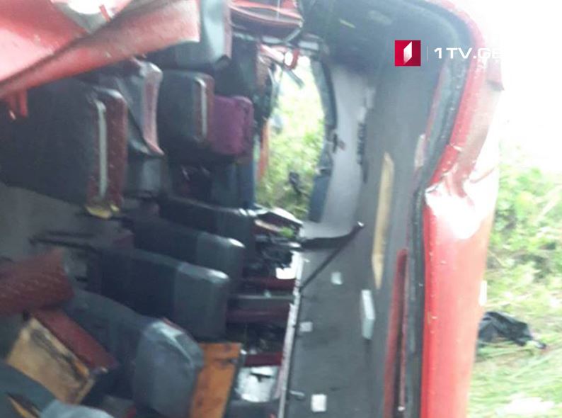 Three people die in bus crash incident in Ksani village