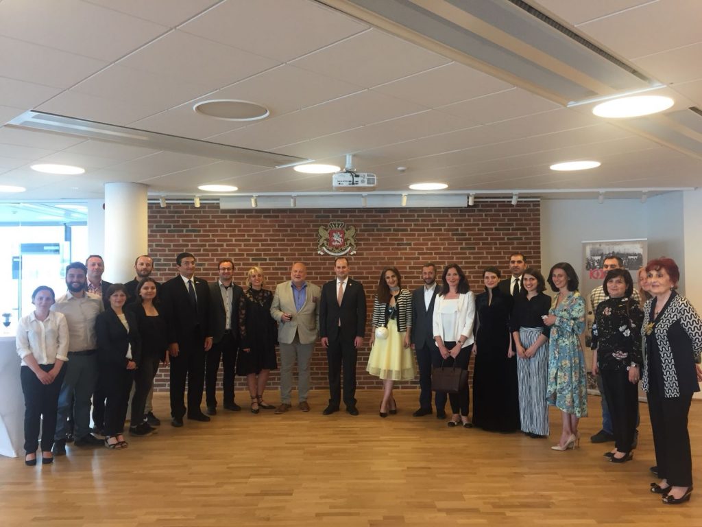 Mikheil Janelidze meets with representatives of Georgian Diaspora in Denmark