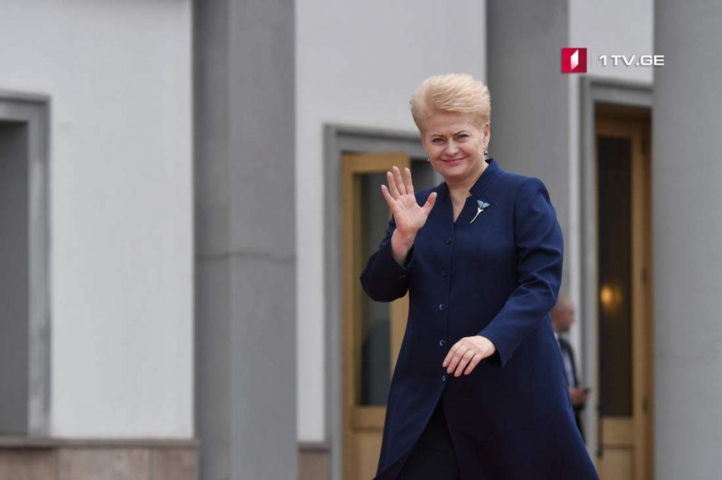 President of Lithuania congratulates Georgia