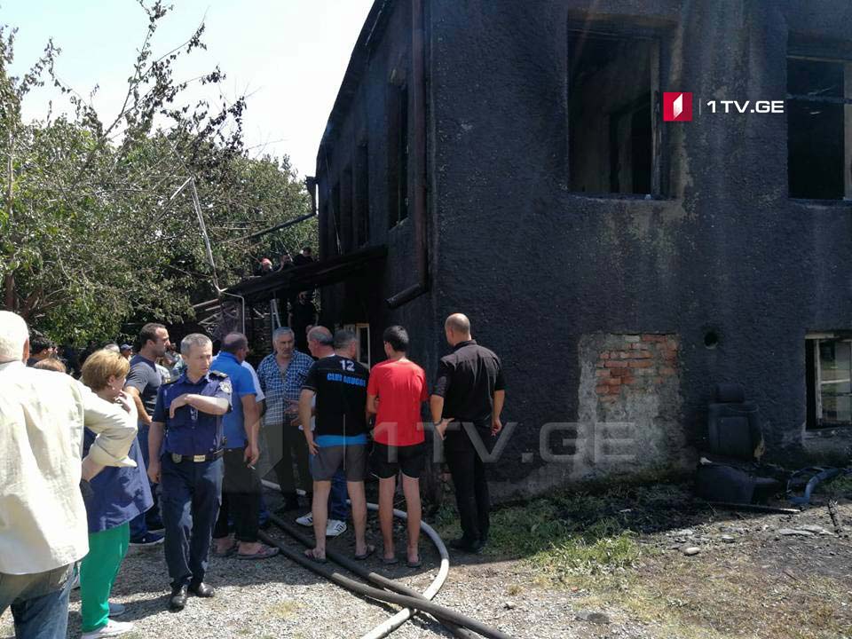 В результате пожара в селе Ахашени погибла двухлетняя девочка