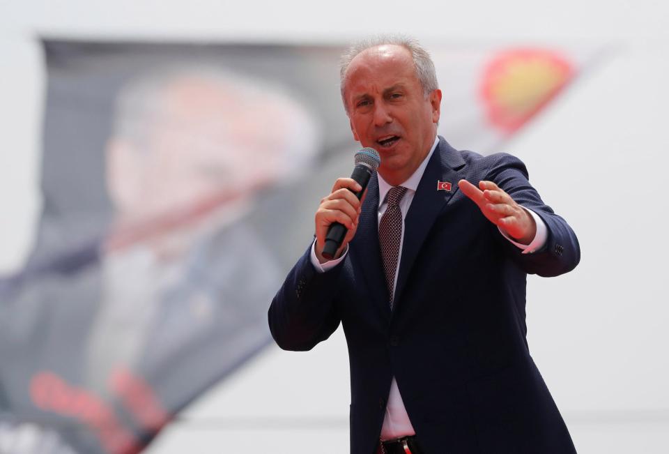 Главный оппонент Реджепа Тайипа Эрдогана Мухаррем Индже признал поражение на президентских выборах