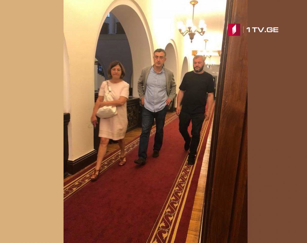 Zaza Saralidze arrived at the Parliament
