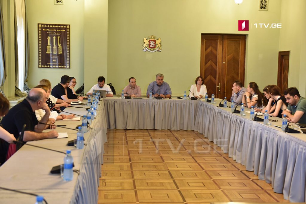 Members of Interim Investigation Commission meeting with representatives of NGOs