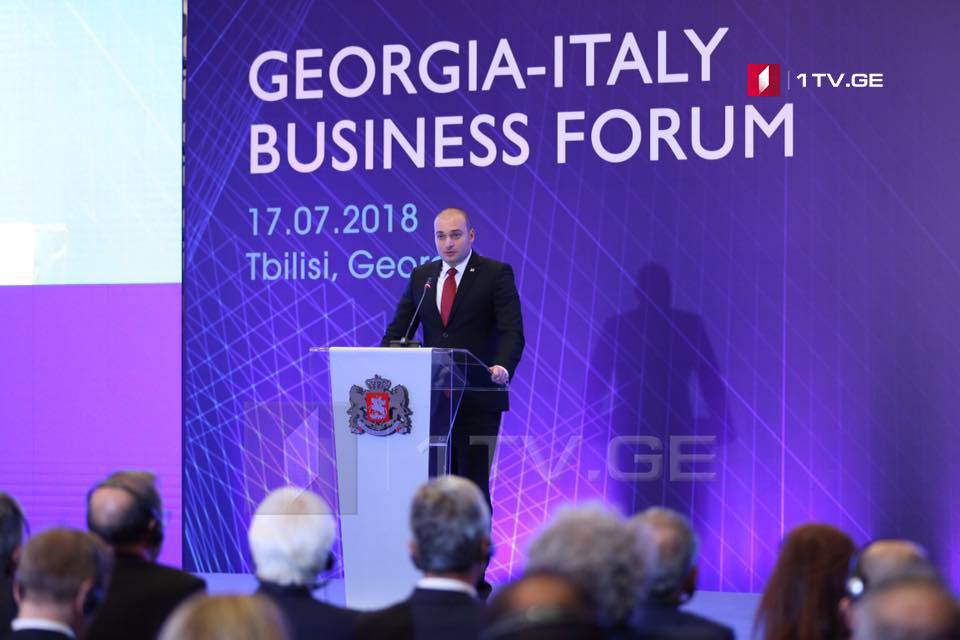 Mamuka Bakhtadze – Italy is reliable partner to Georgia on path of European integration